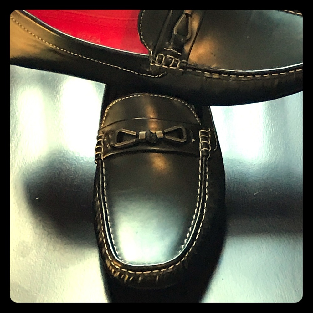 Men loafers faux leather size 10 1/2